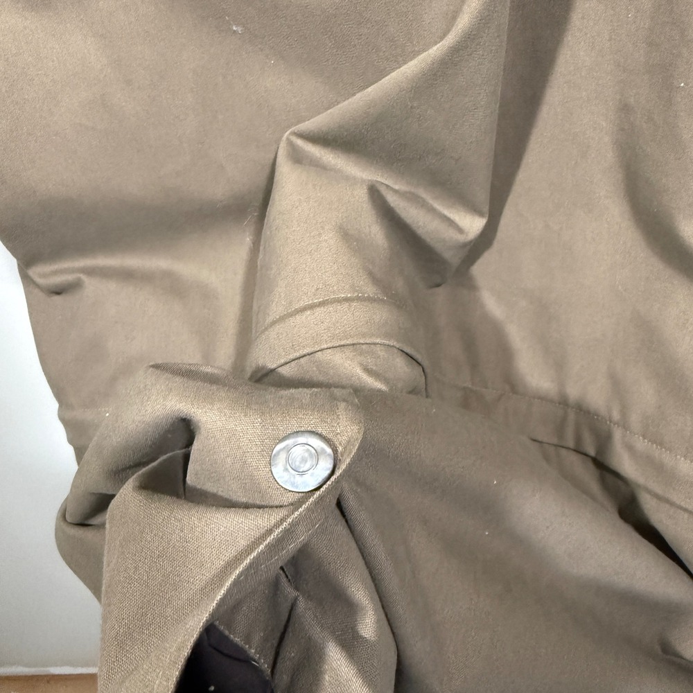 NWT Marlboro Gear XL Mens Barn Trench Coat‎ Lined Detachable Bottom Leather - Picture 8 of 8